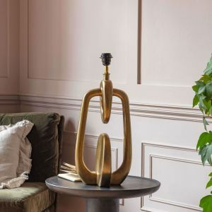 Salma Antique Brass Table Lamp