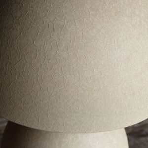 Warm Grey Textured Dome Table Lamp