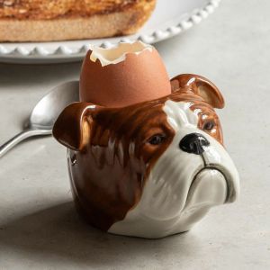 English Bulldog Egg Cup