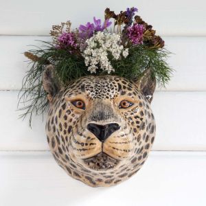 Leopard Wall Vase
