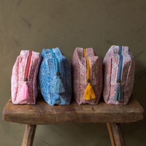 Alexa Velvet Wash Bags