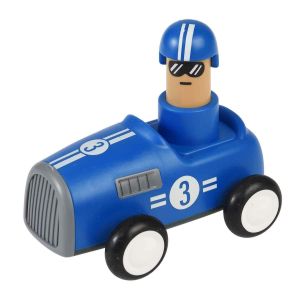 Blue Push Down Toy Racing Car