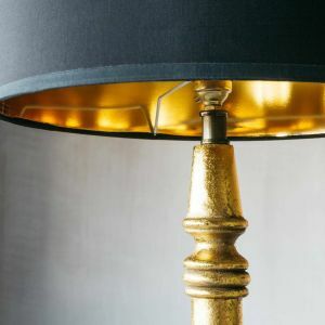 Ardenne Golden Turned Wooden Lamp