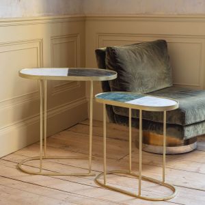 Paolo Set of Two Side Tables