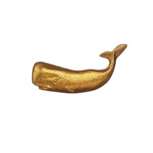 Gold Whale Knob