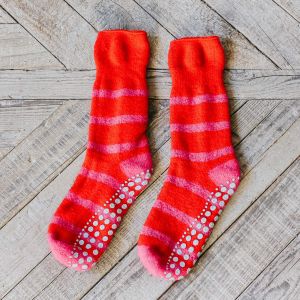 Striped Slipper Socks