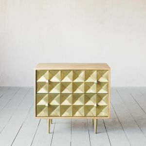 Small Gem Cladded Chest of Drawers