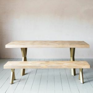 Faye Parquetry Dining Table