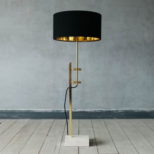 Jasper Marble and Gold Lamp