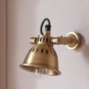 Alfie Antique Brass Adjustable Wall Light