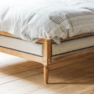 Luna Natural Linen Single Bed