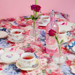 Vintage Floral Tablecloth