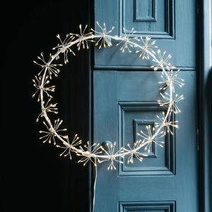 Light Up Starburst Wreath