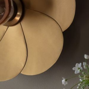 Petal Brass Wall Lamp