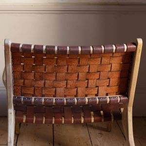 Sancho Teak and Leather Chair