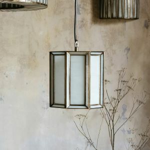 Trumen Small Frosted Glass Pendant