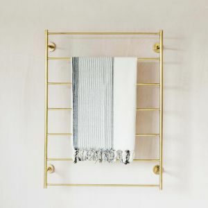 Trent Large Gold Mounted Towel Rack