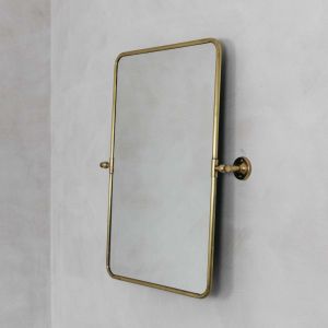 Otto Antique Gold Rectangular Tilting Mirror