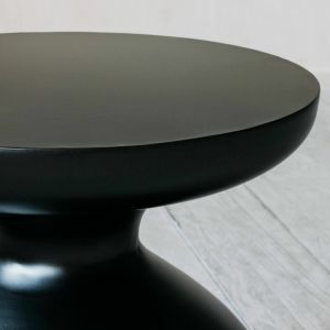 Black Bubble Side Table