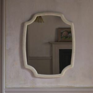 Lily White Wall Mirror