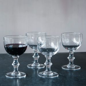 Set of Four Stars Wine Goblets
