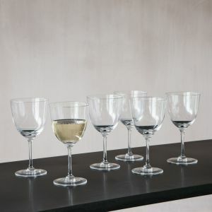 Set of Six Stars Wine Glasses