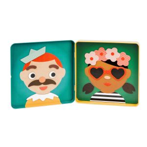 Funny Faces Magnetic Playset