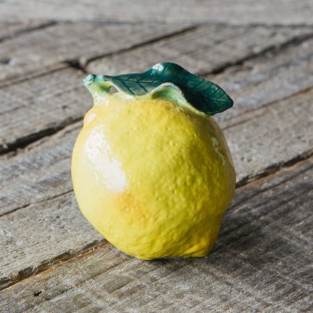 Porcelain Lemon Knob