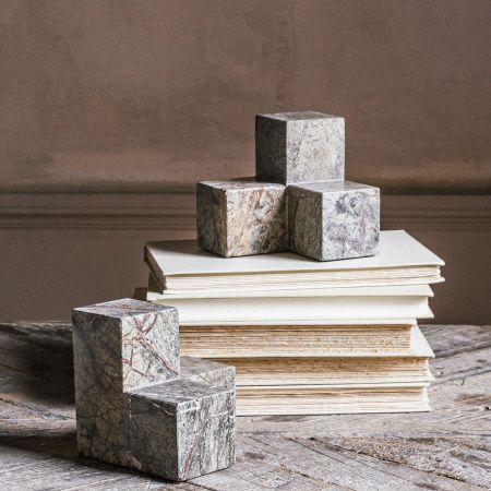 Green Marble Bookend