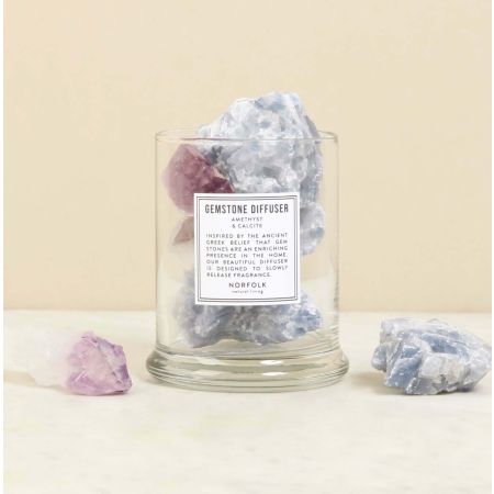 Amethyst and Calcite Gemstone Diffuser
