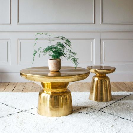 Rengo Gold Side Table