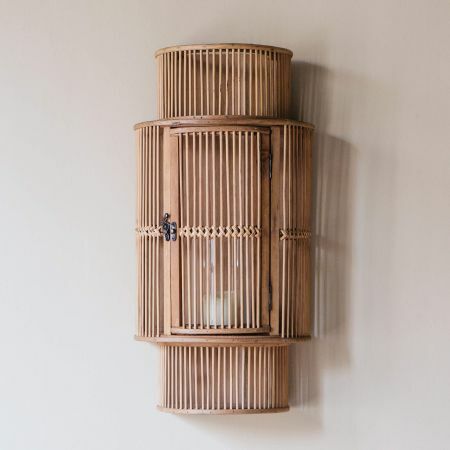 Curved Bamboo Lantern