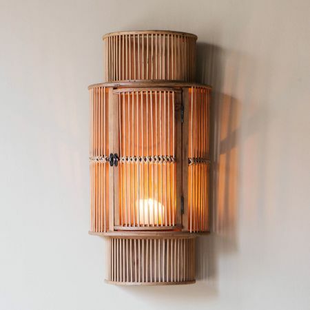 Curved Bamboo Lantern