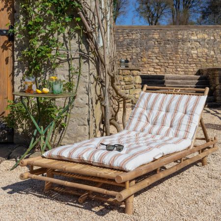 Bamboo Lounge Deck Chair