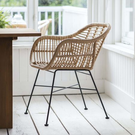 Set of Two Hampstead Rattan Chairs