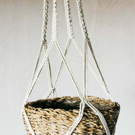 Seagrass Hanging Planter