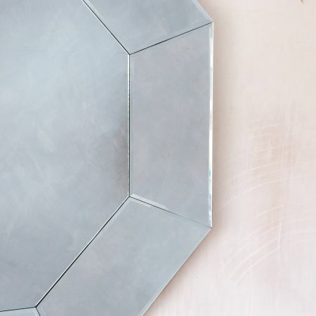 Silver Octagonal Mirror