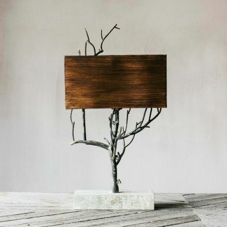 Iron Tree Lamp