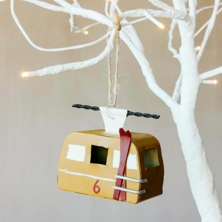 Cable Car Christmas Tree Decoration