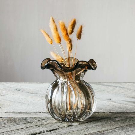 Kata Small Brown Glass Vase
