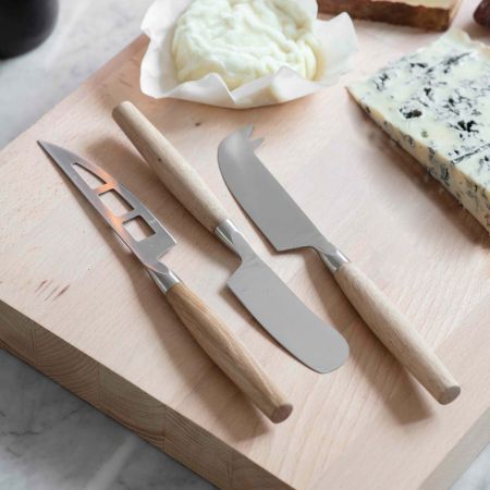 Set of Three Cheese Knives