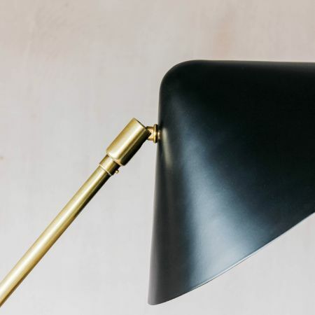 Wilder Black and Brass Table Lamp