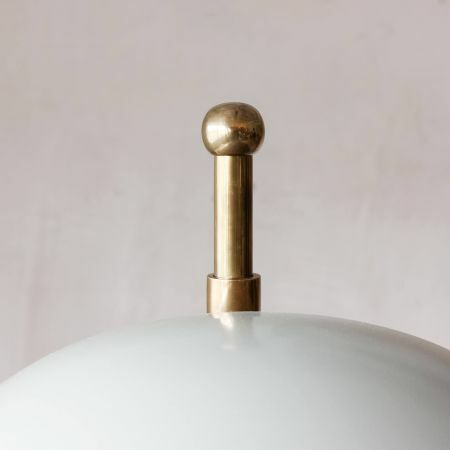 Platypus Grey and Brass Table Lamp