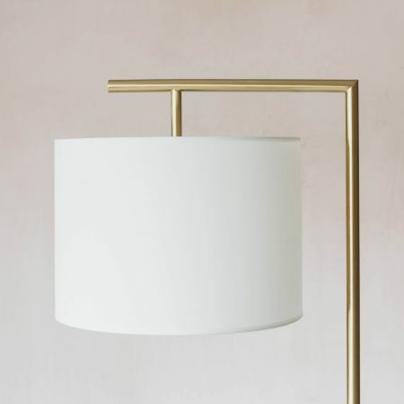 Angular Gold Floor Lamp