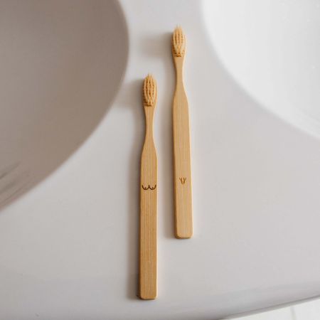 Nudie Bamboo Toothbrush Set
