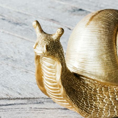 Gold Snail Money Bank