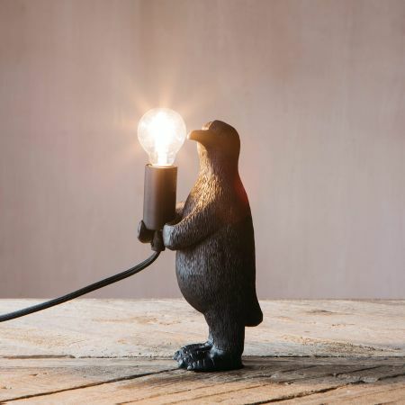Small Perry Penguin Table Lamp