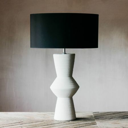 White Cyrus Ceramic Lamp