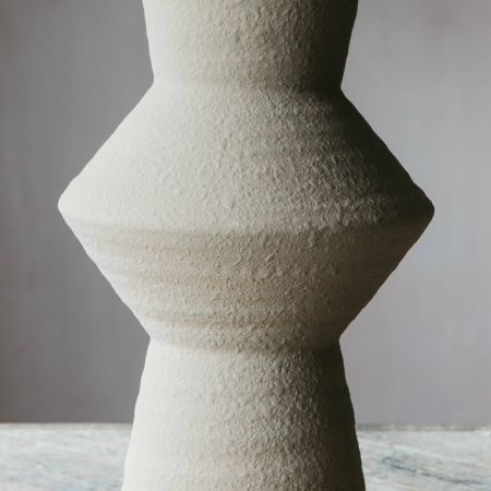 Small Sand Cyrus Ceramic Lamp
