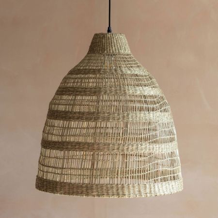 Iver Large Seagrass Ceiling Light